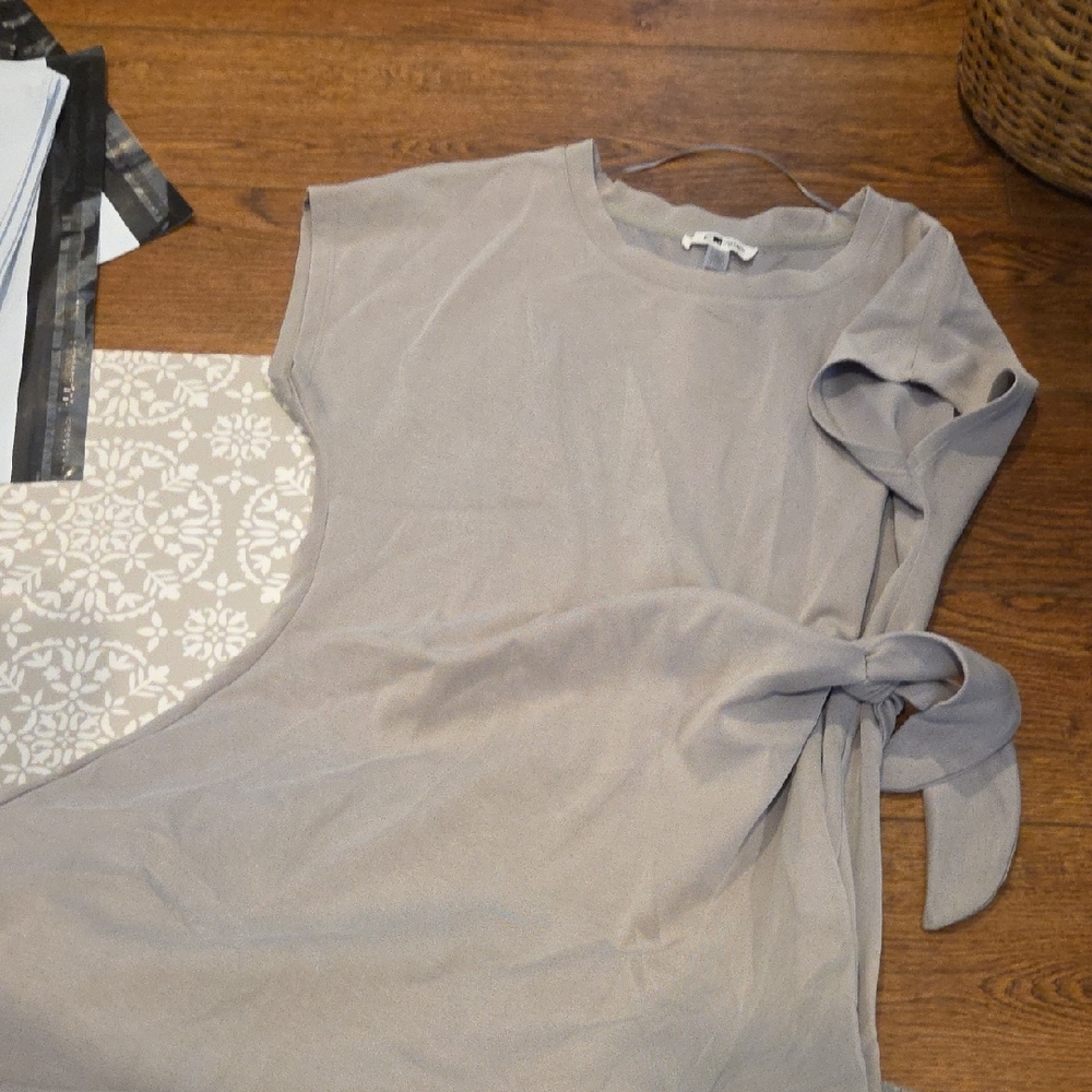 Grey Knot Dress